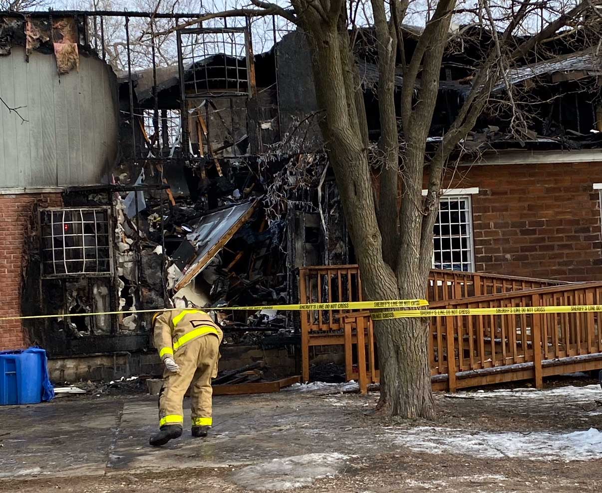 Fire Destroys Native American Women’s Health Education Resource Center.